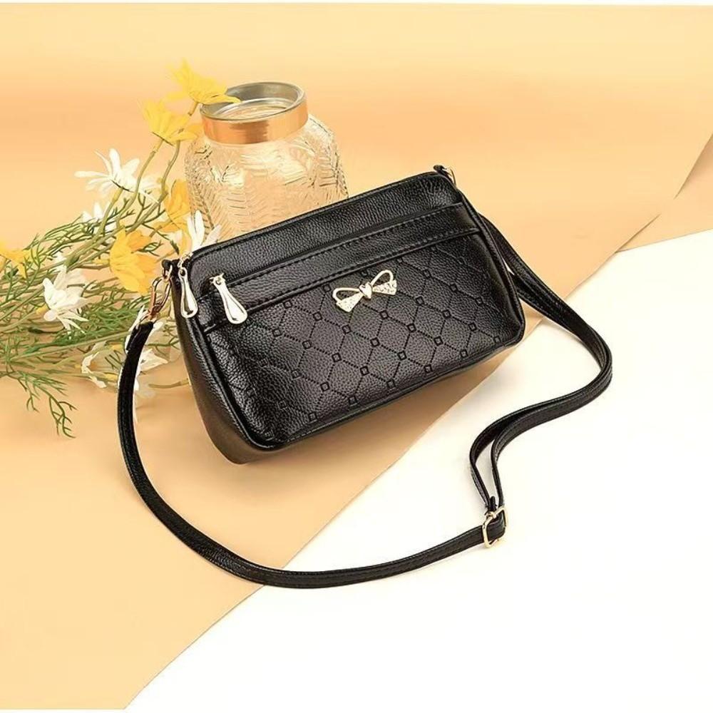 Fashion Handbag Women's Bags Large Capacity Solid Color Messegner Bags PU Leather Crossbody Bag Female