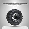 1 10 Universal Remote Control Vehicle Wheels Car Tires RC Car Accessory 115mmBlack
