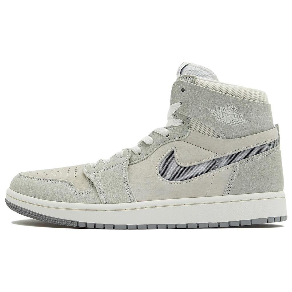 Air Jordan 1 High Zoom Comfort 2 'Particle Grey' (Unisex) Summit White / Light Silver / Sail / Particle Grey Vintage Basketballschuhe DV1307 101