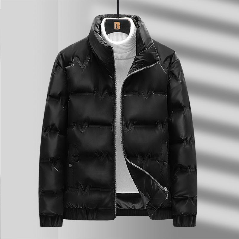 

Мужская холодная одежда стойка воротник осень и зима пуховик теплый молодежный модный трендовый бренд мужская куртка-пуховик M