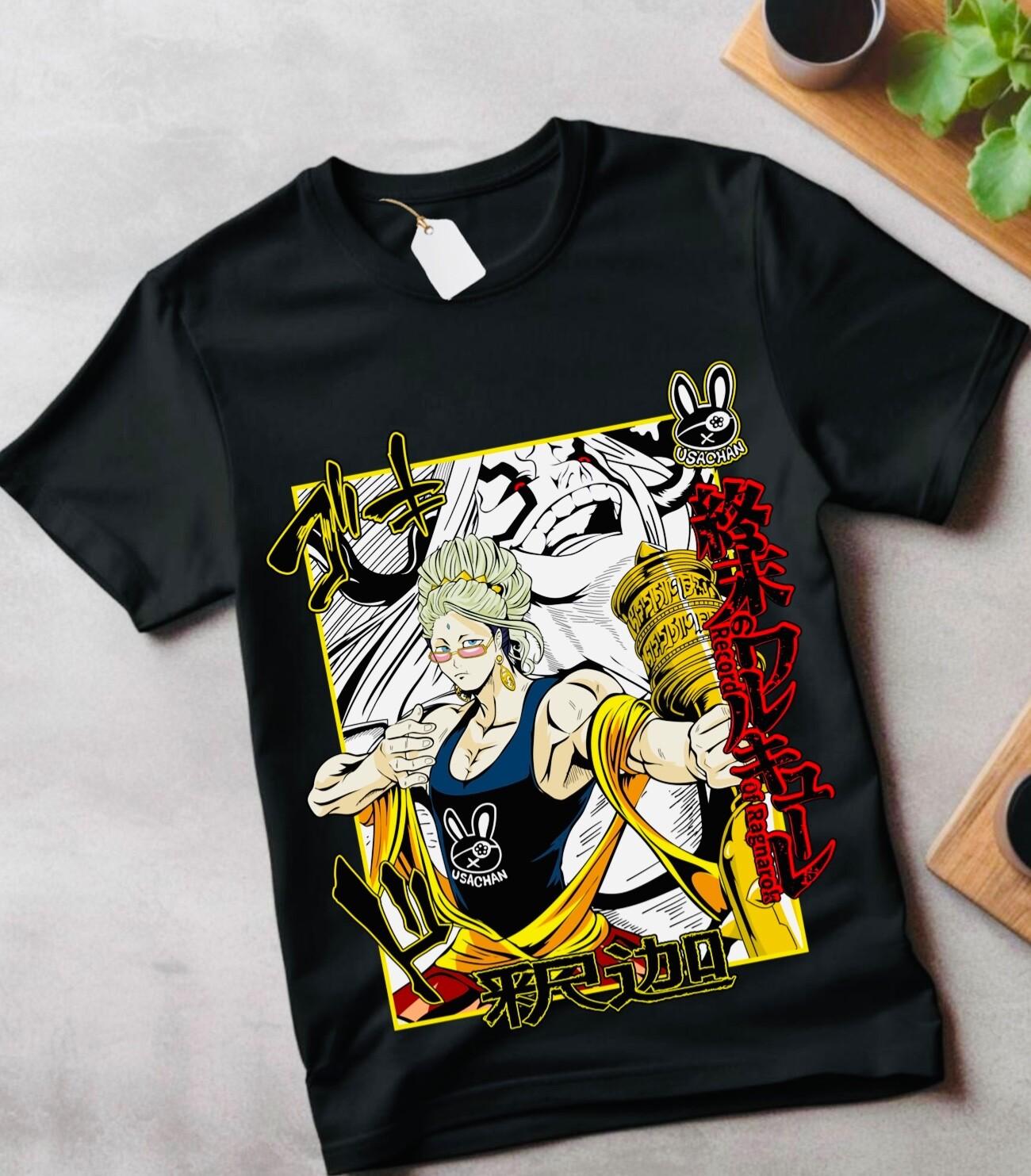 

Buda T-Shirt Mens Womens Tees Top Record Of Ragnarok Buddha Anime Horror Fan Gift Girl shirt gifts 4XL