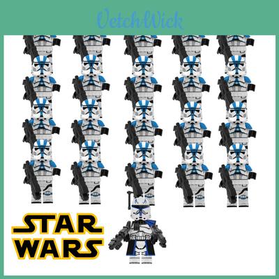 21pcs Building Blocks Toy Robot For Creative Play Compatible With Lego Star Wars Series