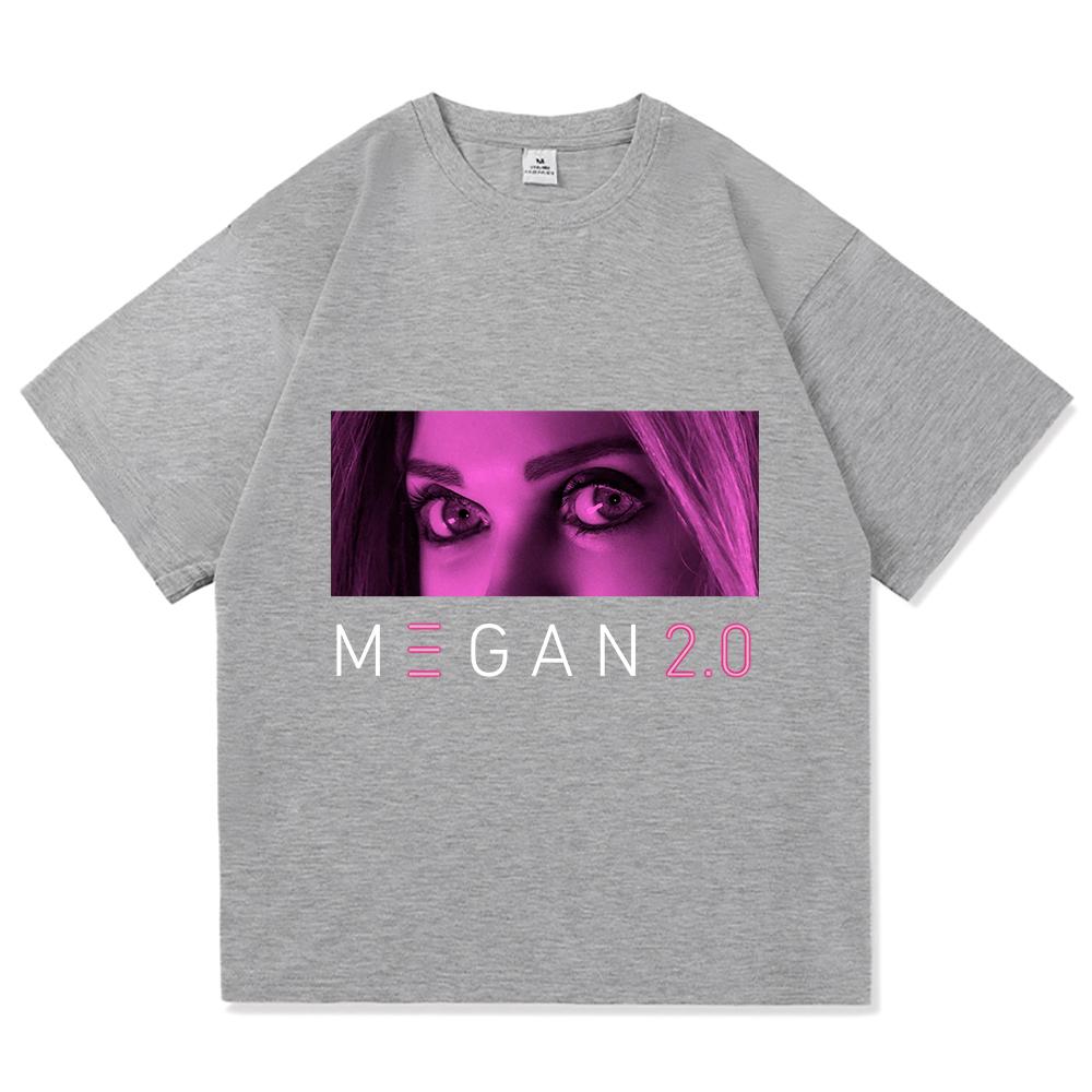 Horrorfilm M3GAN 2.0 T-Shirt 2025 Mode Halloween Retro Herren-/Damenbekleidung Vintage Harajuku Hochwertige Oberteile Baumwoll-T-Shirts