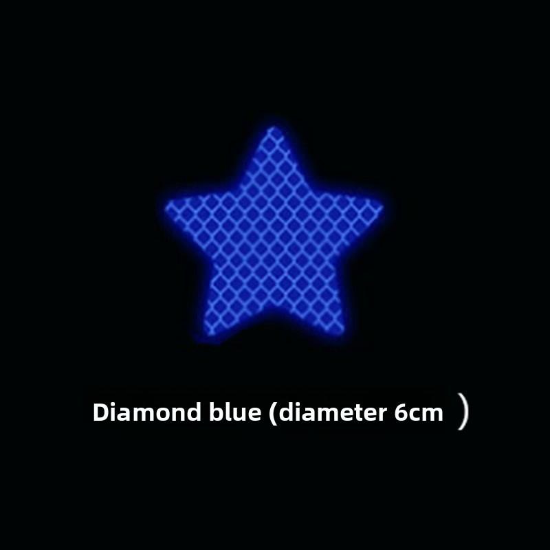 1/10pcs/set Car Bumper Reflective Safety Strip Stickers Car Star Reflective Sticker Reflective Warning Safety Tape