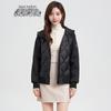 Xue Zhong Fei Women's Short Lightweight Hooded Goose Down Jacket