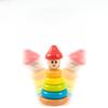 Wooden Children's Rainbow Tower Tumbler Stacked High Set of Columns Parent-child Activity Baby Early Education Educational Toys