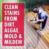 Outdoor Mehrflächenreiniger Konzentrat Mehltau Schimmel Algen Fleckenentferner Sicher für Pflanzen Schnellwirkend Allzweck 1G 1:1 Verhältnis