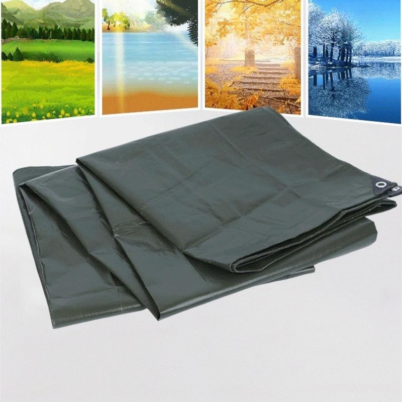 1pcs Outdoor PE Tarpaulins Waterproof Sunscreen Tarpaulin Wear Resistant Anti-aging Oilcloth Universal Covering Cloth for Construction Site Trucks