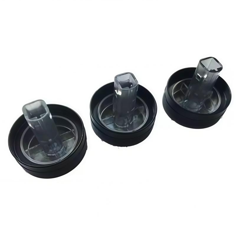 3pcs/set Air Conditioning Knob Aluminum Alloy AC Knob Heat Control Button For Geely Panda 2009-2017 Accessories