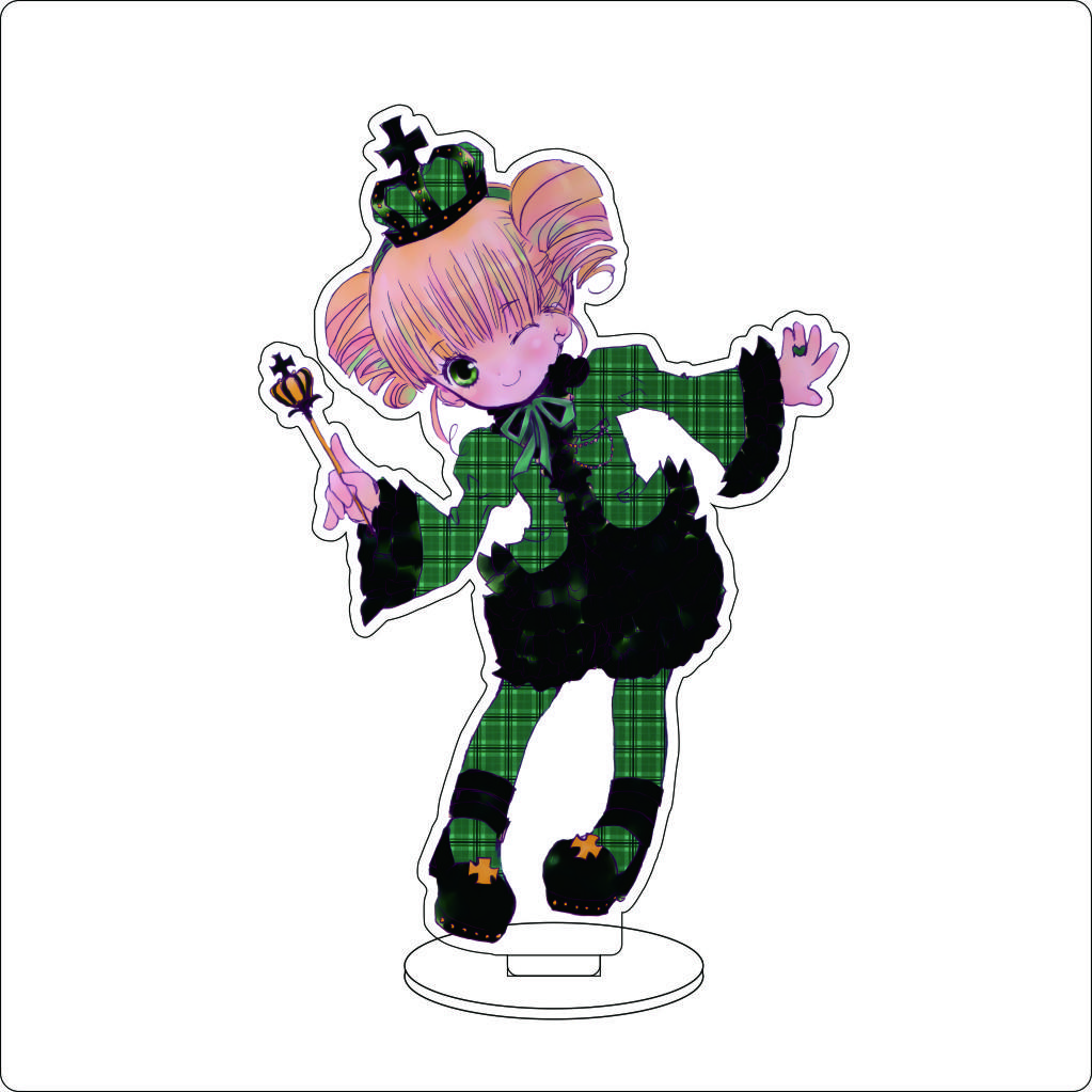 16CM Anime Shugo Chara Cosplay Acrylic Stand Ornaments Hinamori Amu Tsukiyomi Ikuto Hotori Tadase Figure Stand Halloween Gifts