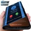 Smart View Mirror Leather Flip Case for Redmi Note 15 Pro 5G Redmy Note15 Pro+ Pro Plus Not 15 4G 5G 2026 Magnetic Stand Coque