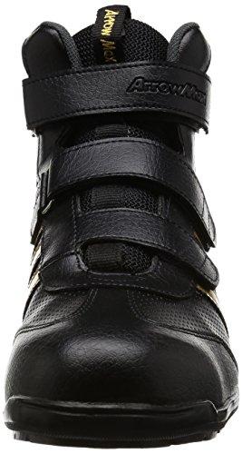 Fukuyama Rubber Mid-Cut Safety Sneakers Arrow Max #68 Black Size 25.5cm