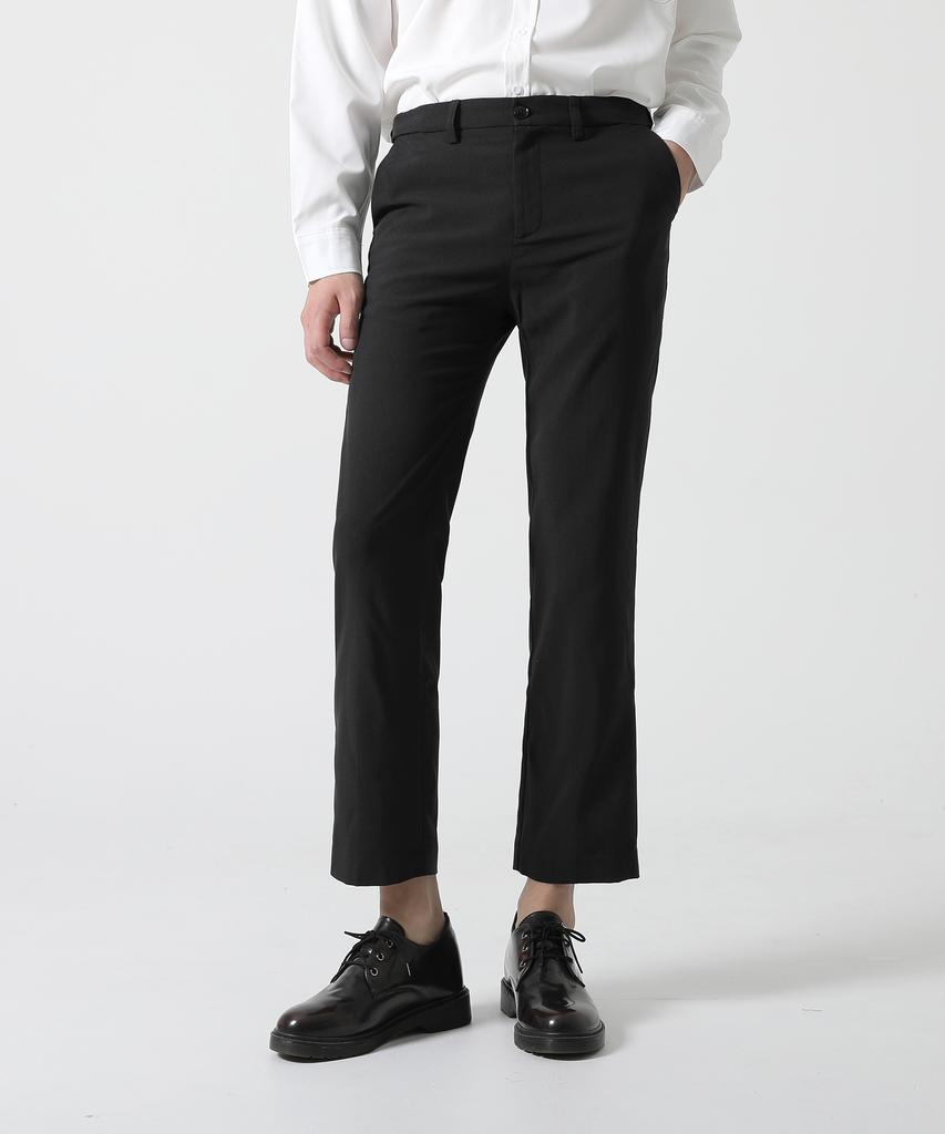 Jikeulib Hidden Side Banding Tapered Stretch Slacks