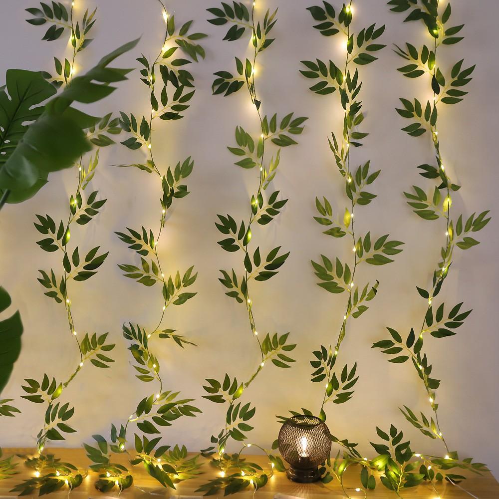2m 20-LED Artificial Willow Vine String Light Christmas Holiday Home Decor
