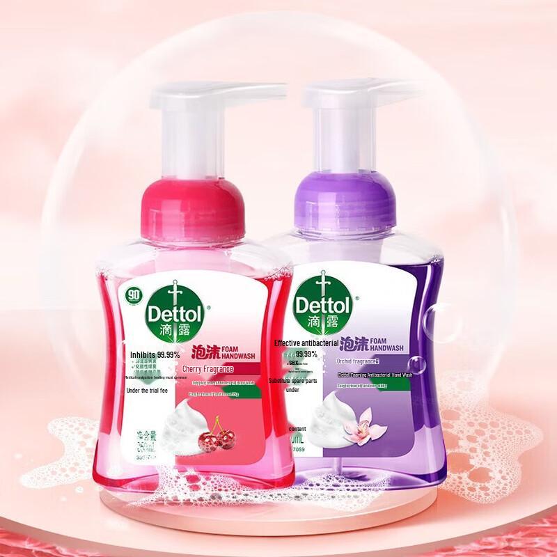 Dettol Антибактериальная пенка для мытья рук Двойная упаковка