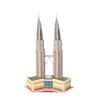 3D Puzzle of World Famous Buildings: Educational DIY Paper Assembly Toy for Kids
