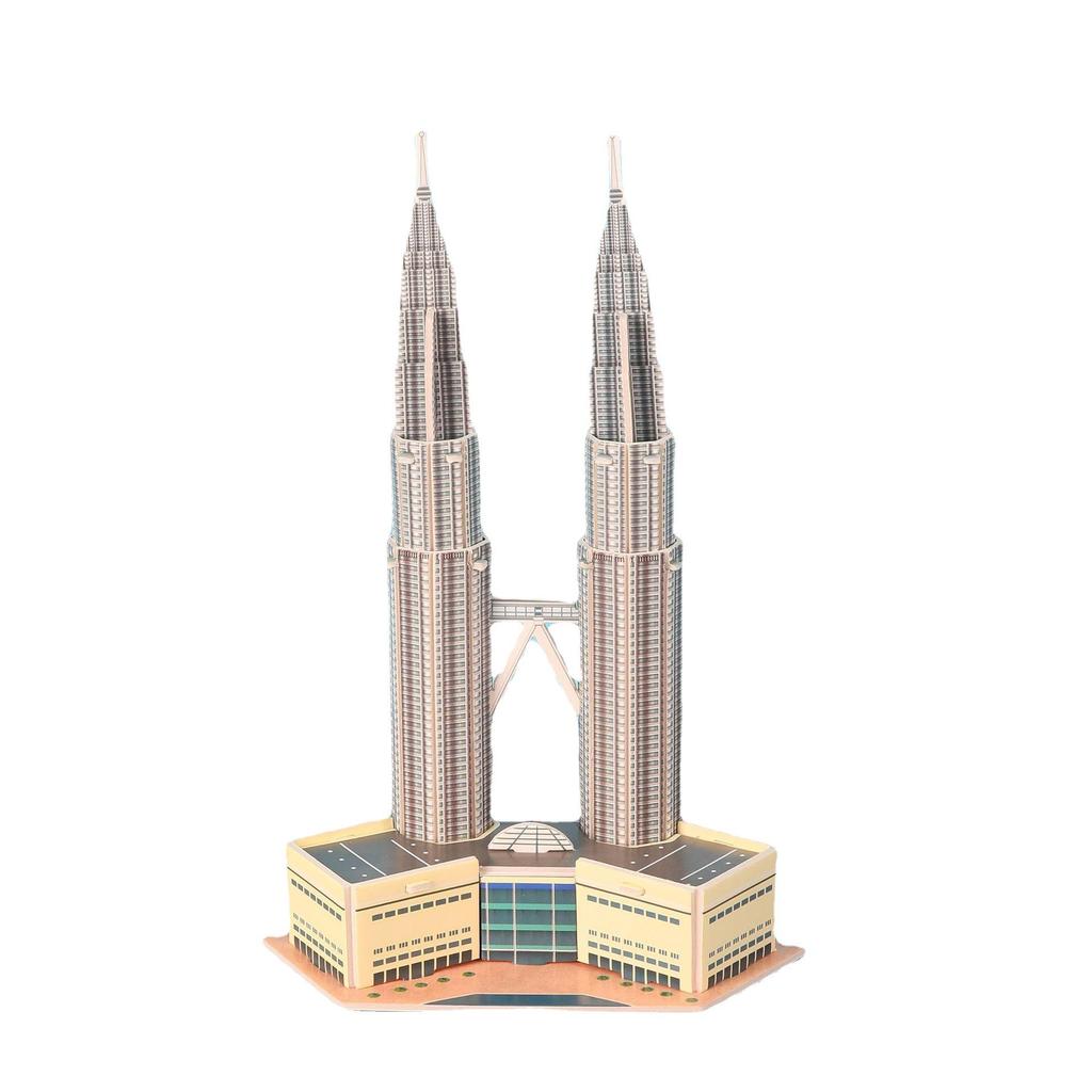 3D Puzzle of World Famous Buildings: Educational DIY Paper Assembly Toy for Kids