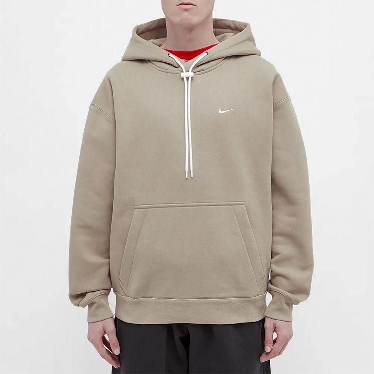 Nike Sweatshirts Men's Khaki Hooded Moderate Regular CD6393-247