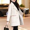 Chester Quilted Gold Double Stylish Adult Coordination Loose Delicate Easy To Long Double Ten Delicate Long Korean Light Easy Care Slender Look Mature