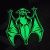 Easy Removal Wall Art Halloween Glow-in-the-Dark Bat Stickers, Luminous Hanging Decals, Spooky Window Clings Indoor Outdoor Yard Tree Party