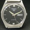 SEIKO 5 AUTOMATIC 6309A VINTAGE JAPAN MENS BLACK COLOR DIAL WATCH a701548-5 R206b-a701548