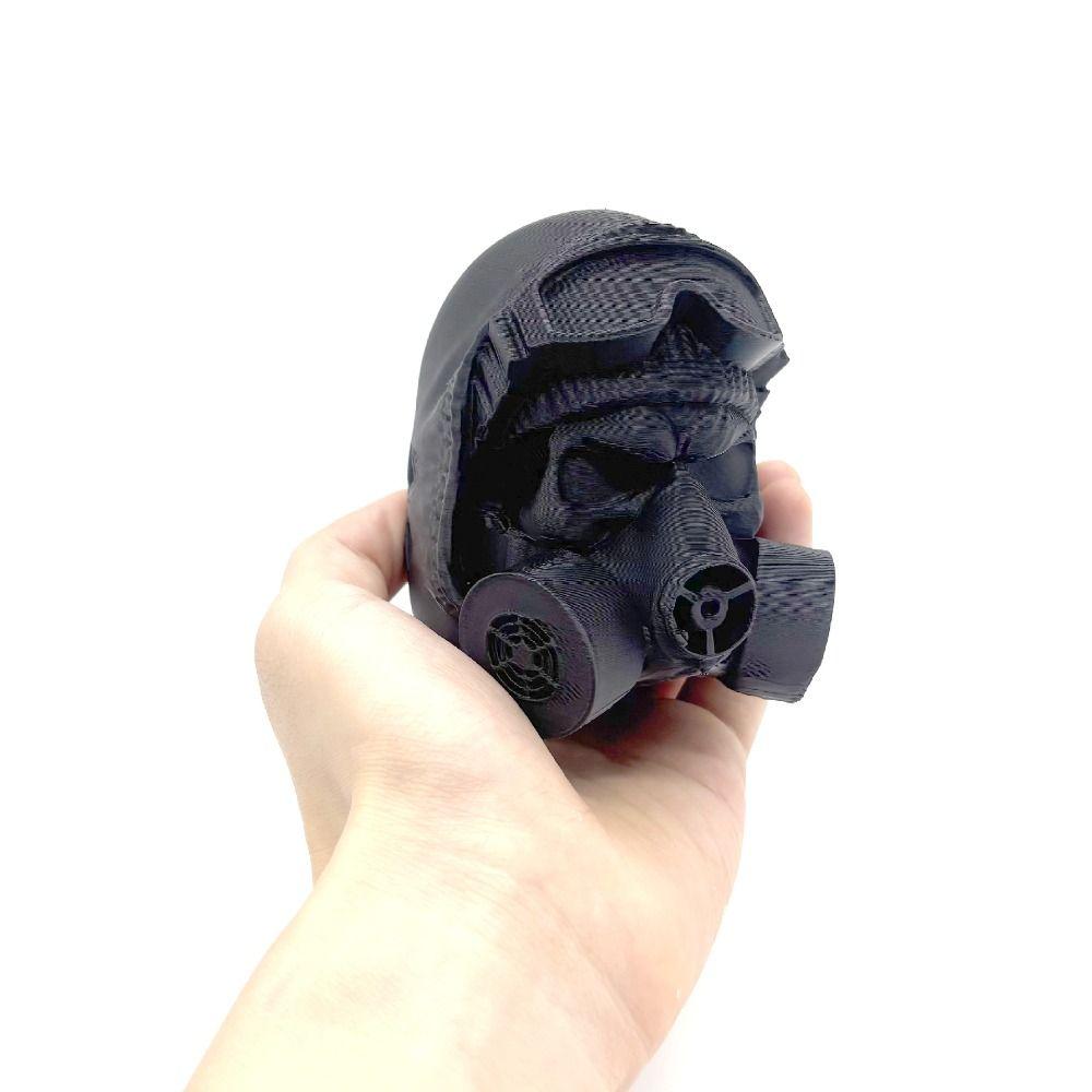 New 3D Printed Tow Bar Ball Cover Steel Helmet Rustproof Trailer Hook Cover PLA Gas Mask Trailer Hook Ball Cover