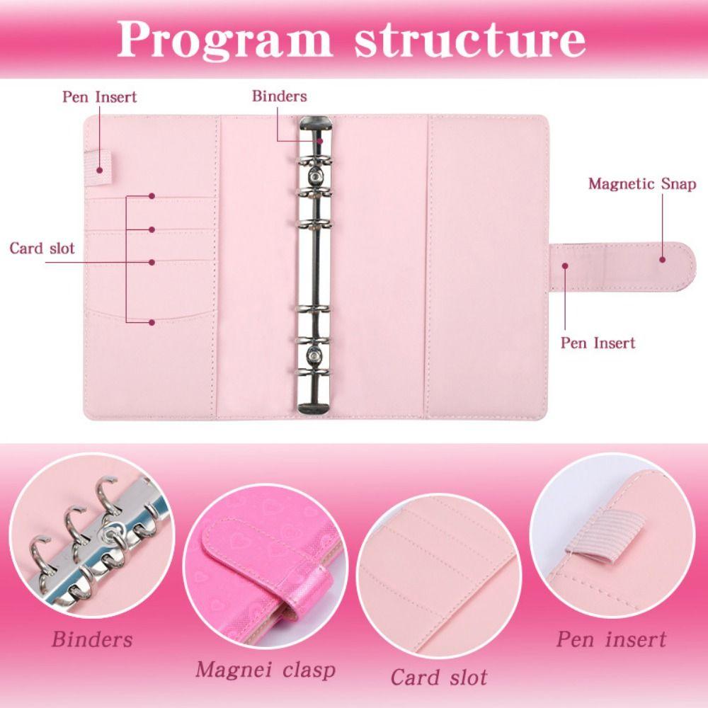 Creative Envelope Challenge Notebook a6 Planner a6 Budget Binder Cash Budget Book  Storage Book