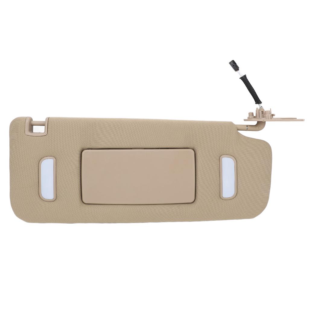 Side Sun Visor Beige Sun Shielding Visor Board with Makeup Mirror for 1500 2500 3500 HD Vehicle Models Right: 22850310