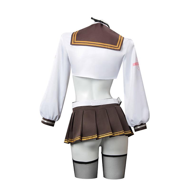 Nikke Göttin des Sieges Bready Cosplay Kostüm Damen Kauen Lecker Bready Dienstmädchen Uniform Halloween Karneval Anzug Vollständiges Set