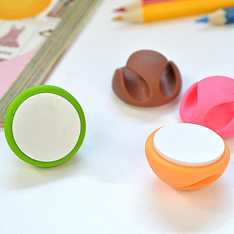 1/5/10Pcs Cable Drop Clips Desk Tidy Organizer Wire Cord Lead USB Charger Holder Tools
