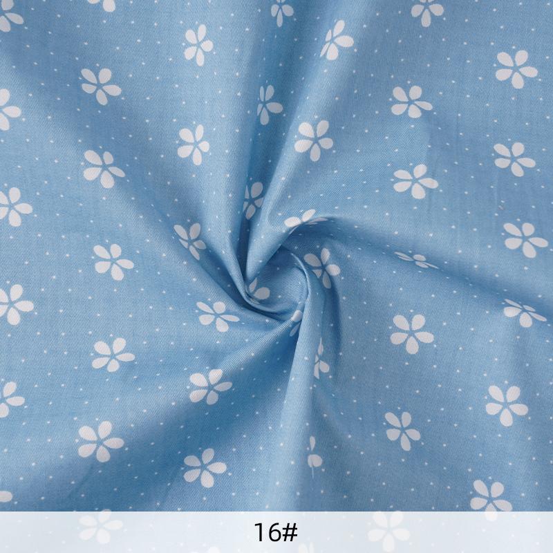 Pure Cotton Cartoon Printed Fabric for Summer Dress Bedding Children's Pajamas Handmade DIY Sewing Fabrics 0.5m/1m/2m