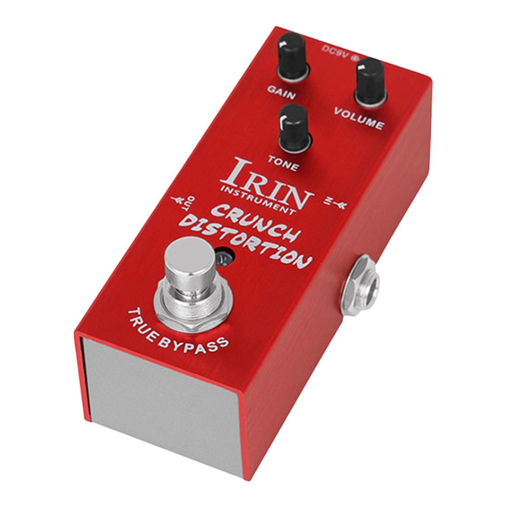 Metal Guitar Effect Pedal Analog Chorus/Analog Delay/Tremolo/Vintage Phase/Classic Flanger/Distortion Effect Pedal красный