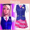 Barbie Charm Princess School Uniform Cosplay Costume For Women