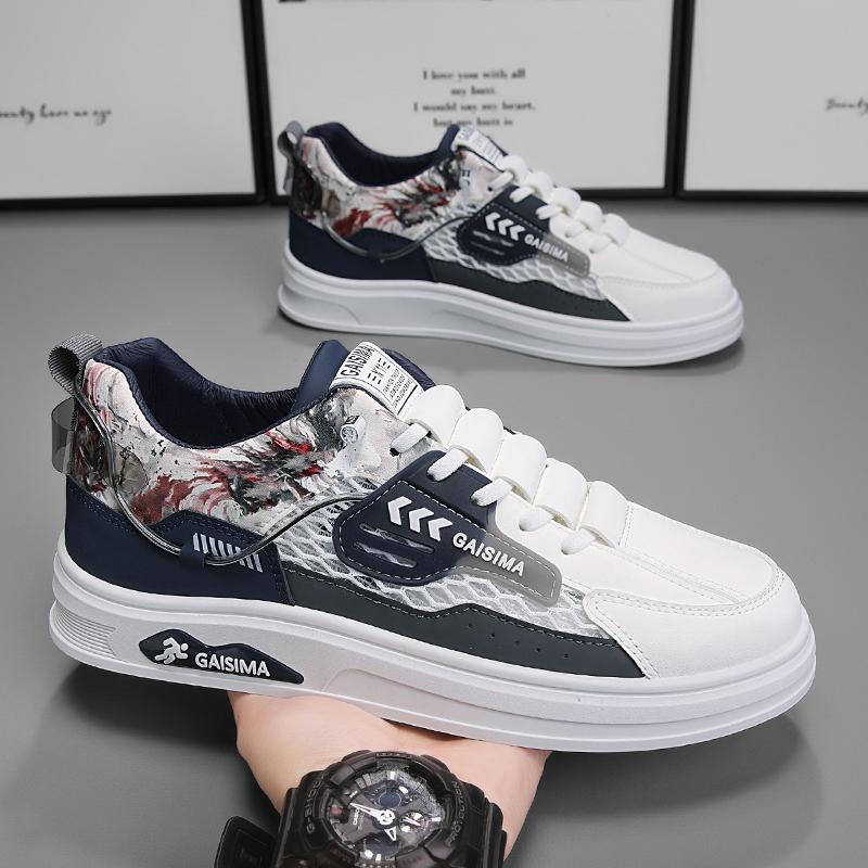 New Men's Fashion Casual Shoes Boys Students Trending Soft Sole Comfortable Sneakers Male Classic Breathable Gym Shoes