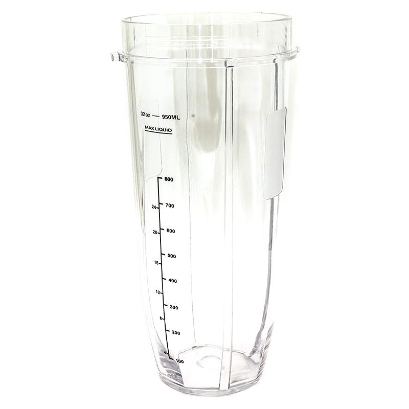 32-Ounce Cup with Sealed Lid Ninja Replacement Parts and Accessories for Nutri Ninja Auto-IQ 1000W and Dual Blender