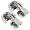 2Set Cabinet Hinge Bridge Shaped Spring Hinge for Cupboard Closet Furniture Home Improvement