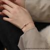 Elegant Women's Rhinestone Waist Bracelet: Half Bracelet, Half Chain Design