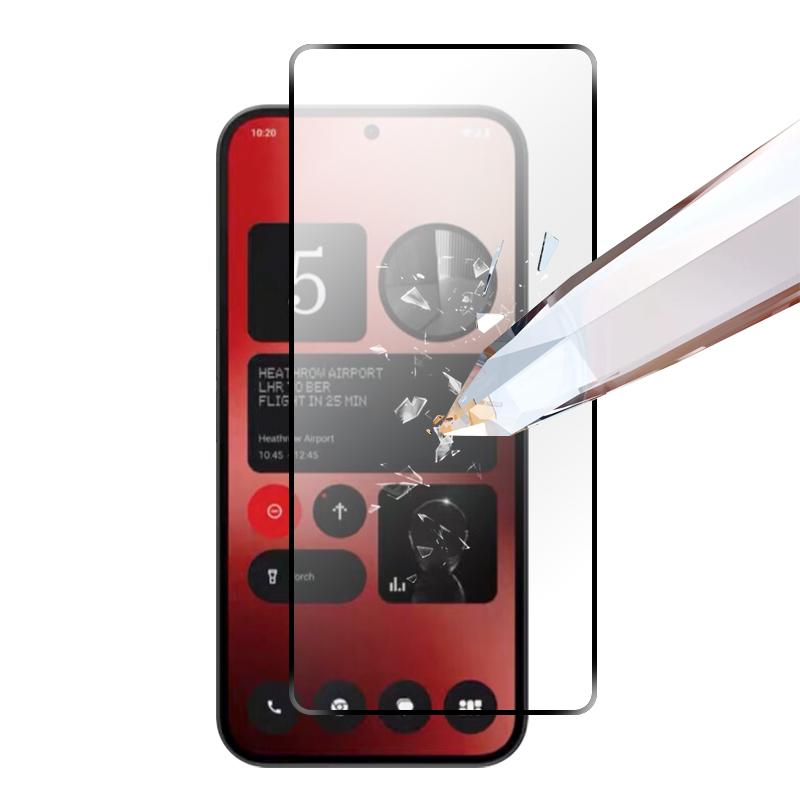 RURIHAI For Nothing Phone (2a) Plus/Phone (2a) High Aluminum-Silicon Glass Screen Protector HD Clear Screen Film