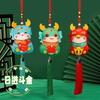 Dragon Boat Festival Sachet Embroider Perfume Bag Cotton Pouch Decoration Portable Dragon Element Sachet Bag Zodiac Package Pendant