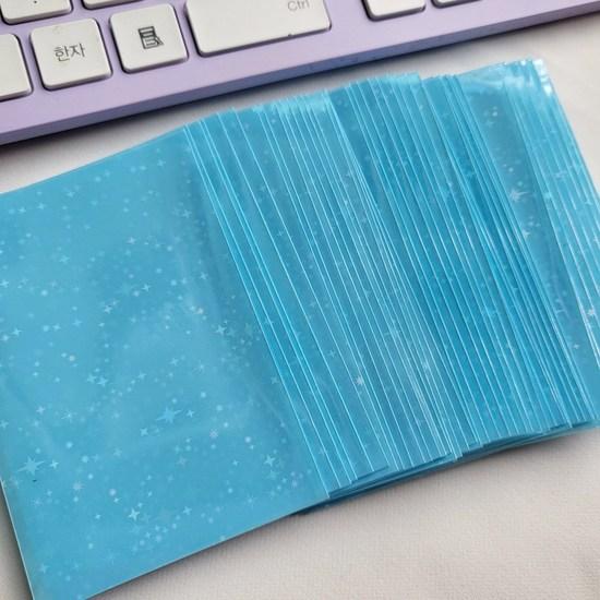 Fialový snílek barevný obal na fotokartu hvězdný hologram obal na fotku, populární korejská hra