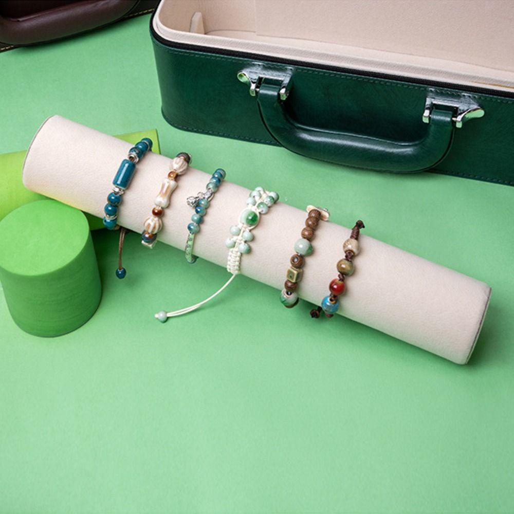 PU Leather Wristwatch Holder Compact Bracelet Carrying Case Antique Collection