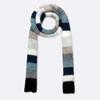 Y2K Style Sausage Thin Scarf Warm Color Splicing Rainbow Color Scarf  Cold Weather