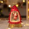 Floating Snowflakes Lighted Water Lantern Battery Operated Lantern  Desktop Ornament