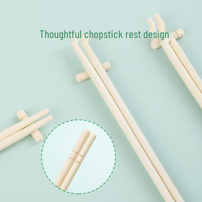 Miaojie Individually Wrapped Bamboo Chopsticks (1000 Pairs)