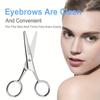 Round Head Safety Beard Scissors For Beard, Eyebrow, Nose Hair, Hair Trimming, Beauty Makeup Care Tool For Men And Women