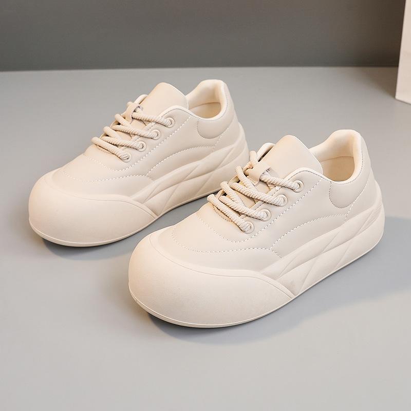 

[Customized] CB8801 new 2025 spring and summer breathable thick-soled heightening board shoes women s sports trend student shoes small 35