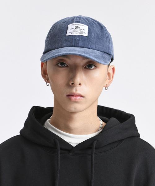ALPHA INDUSTRIES Battlewash Cap Replica Blue