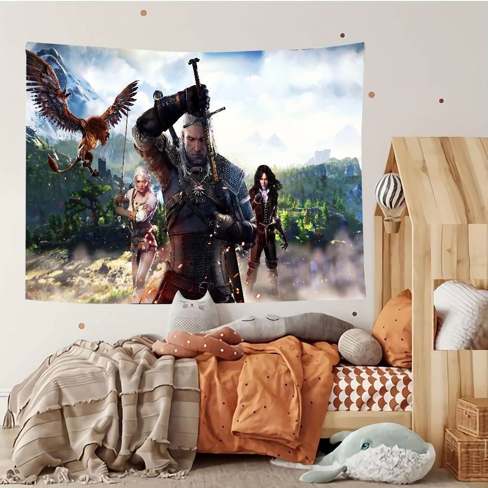 Game HD T The Witcher Tapestry Customizable Tapestries Of Various Styleswall Hangings Celebrity Photo Printingwall Hangings