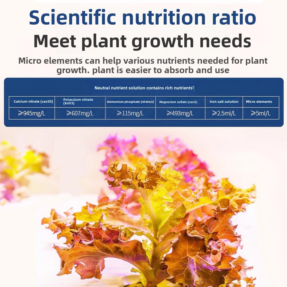 Hydroponic AB Fertilizer Nutrient Solution Set A+B For Plants Vegetables&Fruits Universal Plant Food For Soilless Cultivation