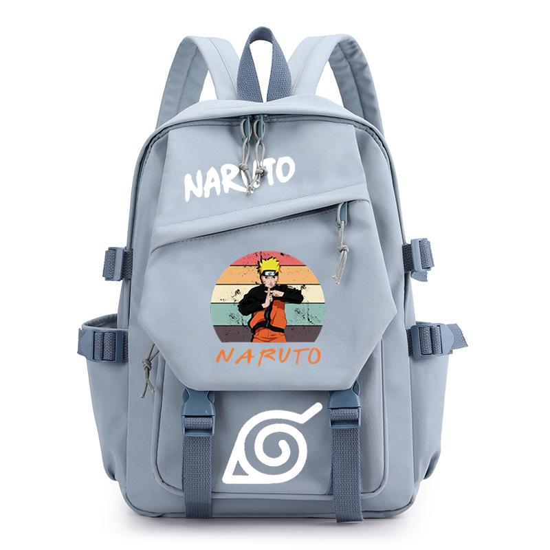 Animation peripheral junior high school backpack cross-border new large-capacity backpack computer bag